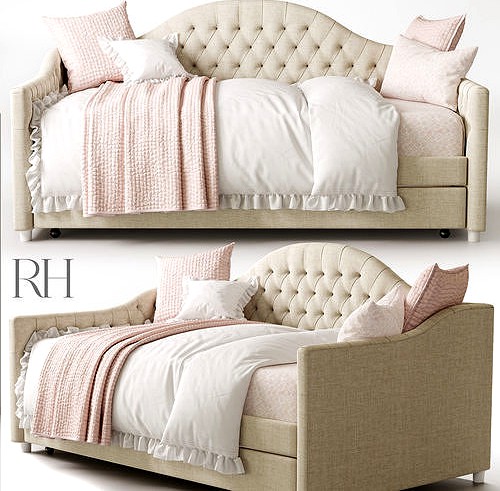 RH Resse Modern Bed