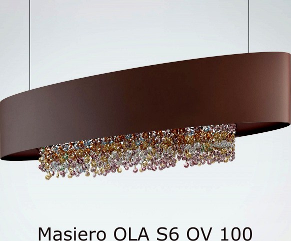 Hanging lamp Masiero OLA S6 OV 100