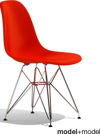 Eames Plastic Side Chair DSR 3D Model