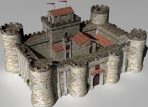 Castle keep 3D Model