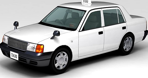 Taxi 3D Model