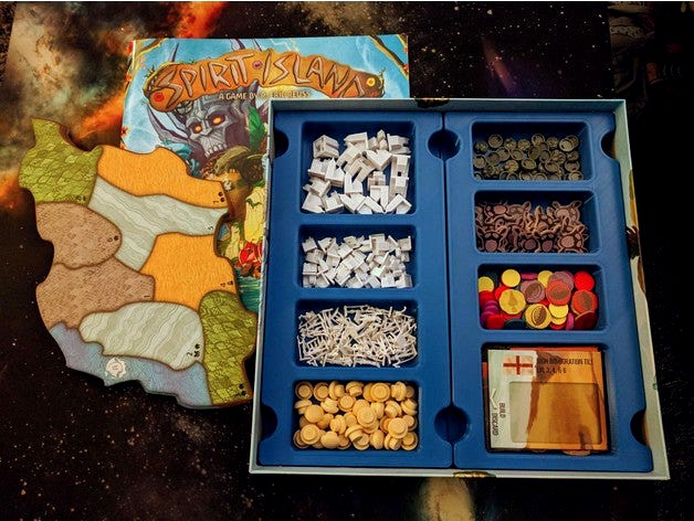 Spirit Island Board Game replacement box inserts