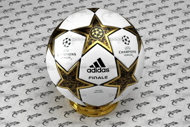 Champions League Ball 3D Model