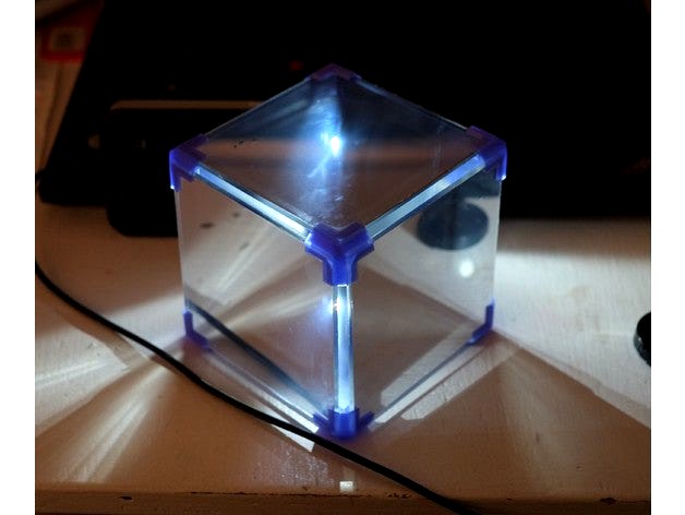 CUBIC holder for 3 mm Plexiglass