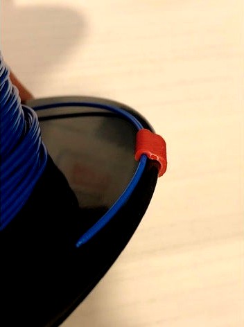 Filament clip for spools