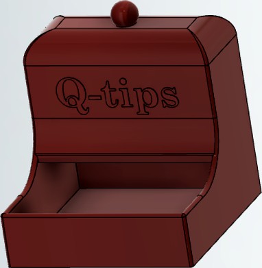Q-tip holder