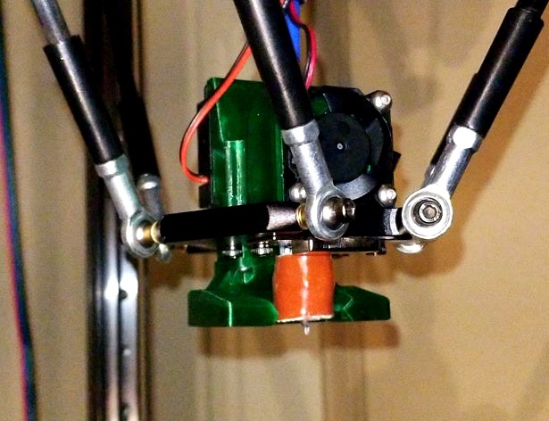 Ultra-compact ultra-light hotend for Anycubic Kossel