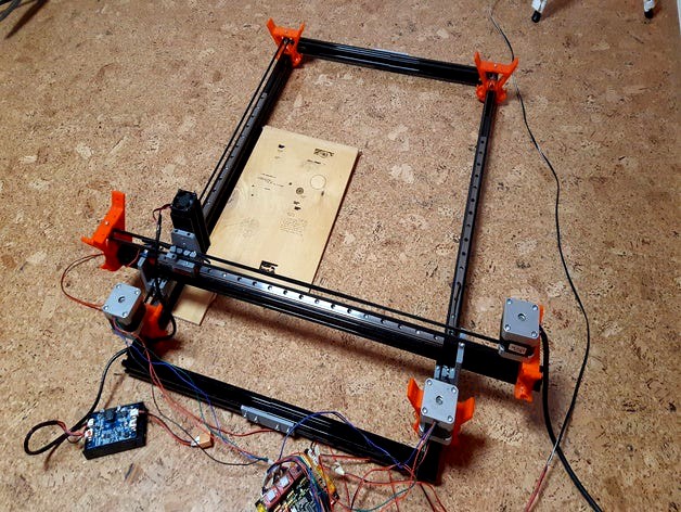 Laser Engraver/Cutter from Delta kossel 3d printer