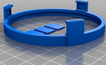 Anycubic Predator (D) 80mm LED ring holder (remix)