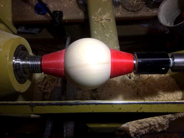 Sphere holders for woodturning projects