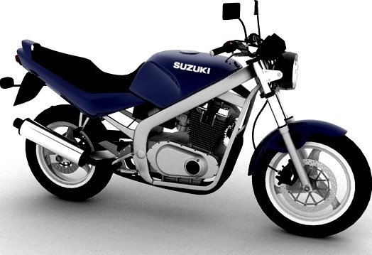 Suzuki GS500 1994 3D Model