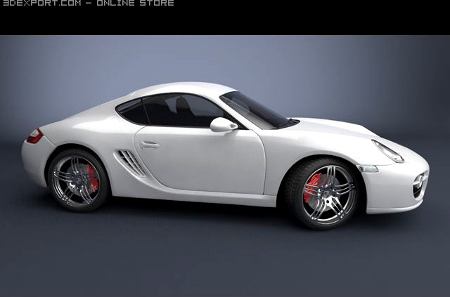 Porsche Cayman S 2006 3D Model