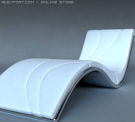 Plank bed 3D Model
