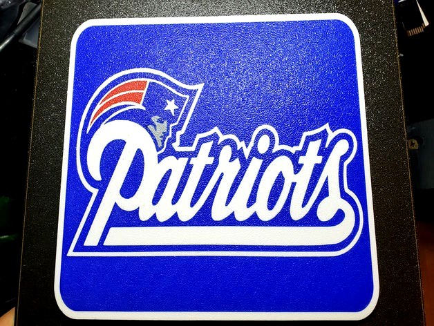 New England Patriots Sign Multi Material