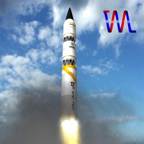 DRDO AGNI5A Missile 3D Model