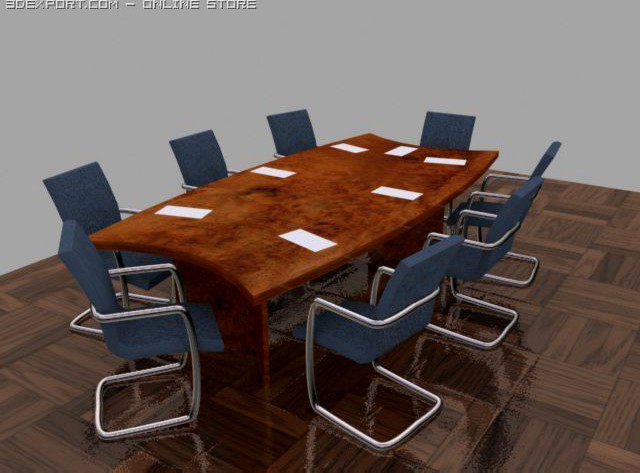 Office conference 3D Model