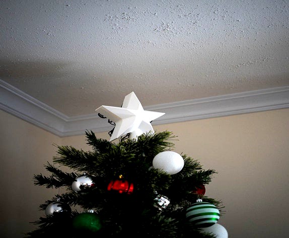 Christmas Tree Star Topper with Lights