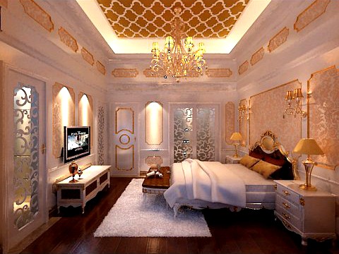 Photorealistic Bedroom 0045 3D Model