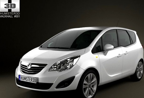 Vauxhall Meriva 2011 3D Model