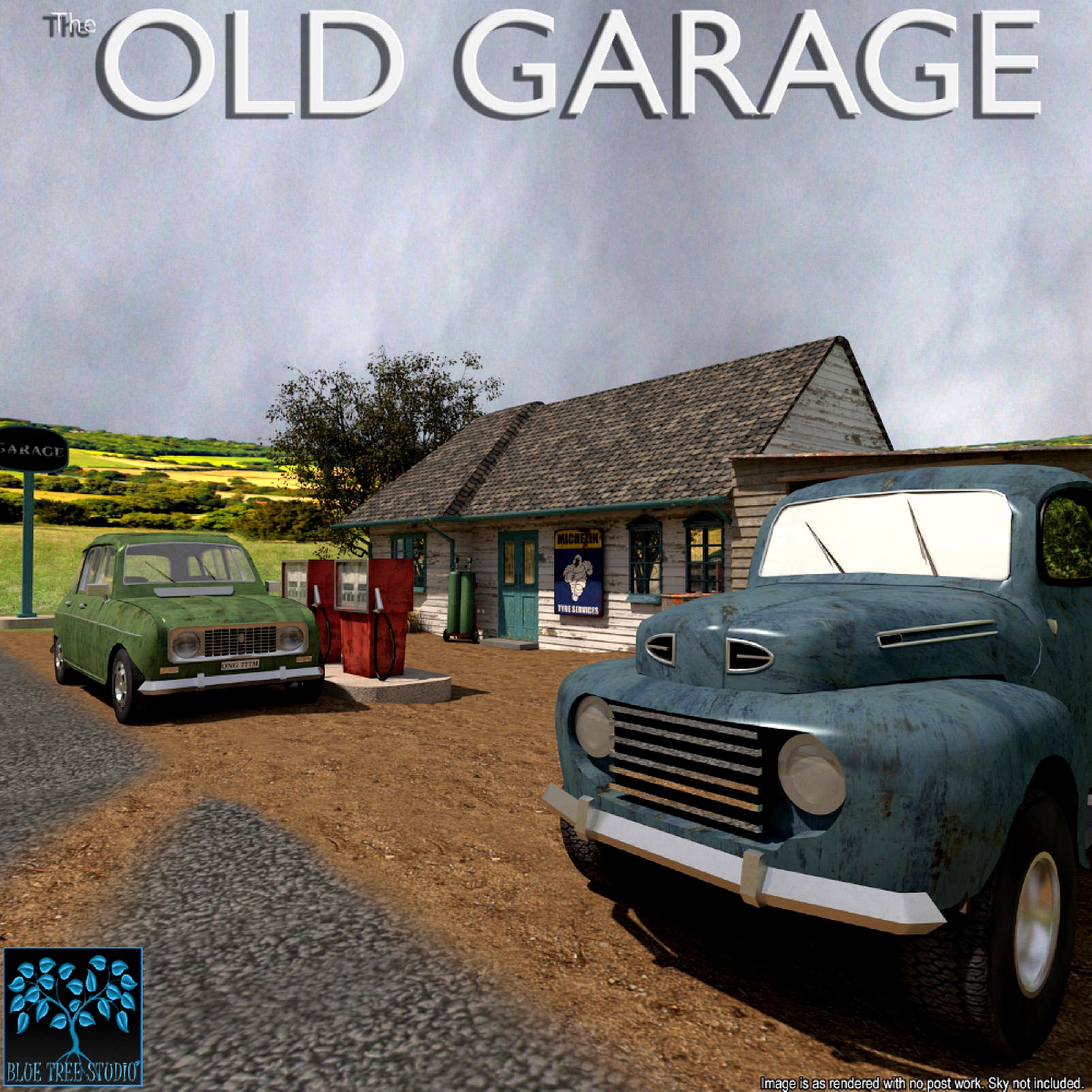 Old Garage for Poser