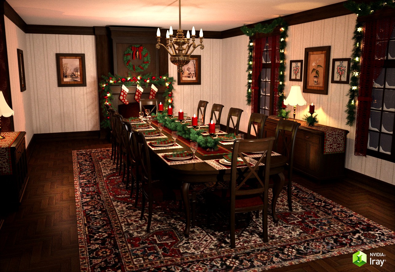 Christmas Dining Room