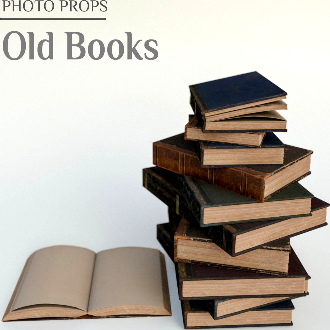 Photo Props: Old Books - Extended License