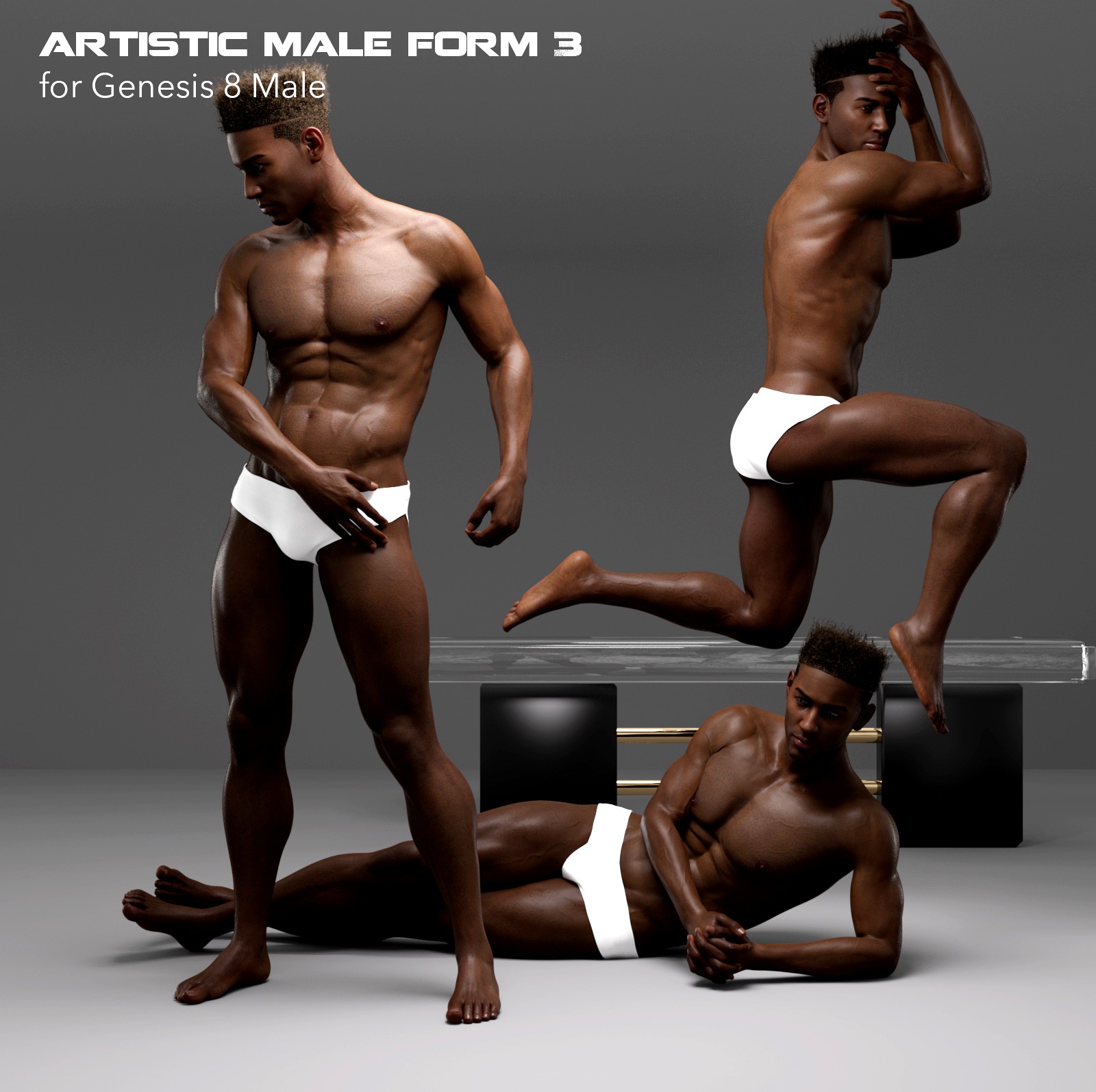 Artistic Male Form 3 for Genesis 8 Male