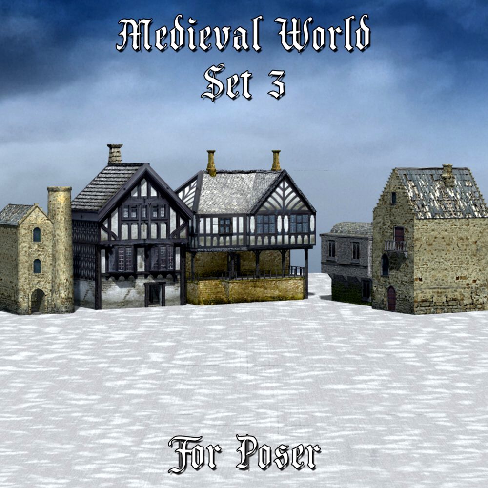 Medieval World Set 3 for Poser