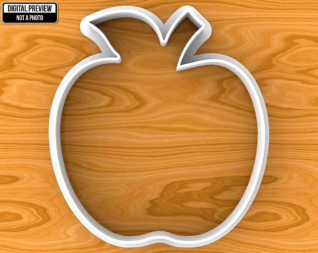 Apple Cookie Cutter | 3D