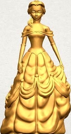 Princess Belle 3D Model | 3D