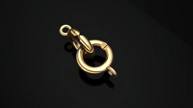 Jewellery Accessories Necklace Clasp  Lock  | 3D
