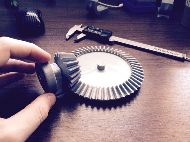 Bevel Gear Toy Set, 17/51 Tooth or 3:1 Ratio by shookideas