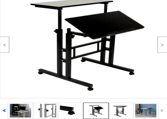 Modifications for Adjustable Height Stand Up or Siting Desk found on Ebay