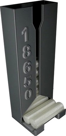 wall mounted 18650 battery dispenser