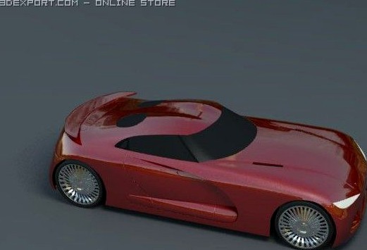 Dodge Viper Defender 3D Model