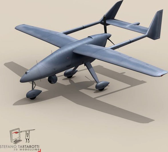 Falco UAV 3D Model