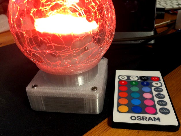 LED glas ball lamp with remote