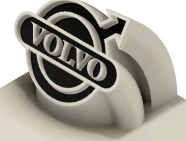 Volvo bonnet emblem