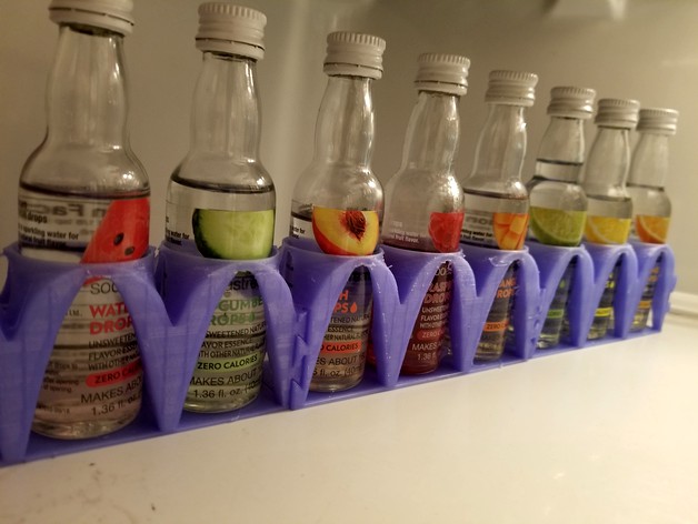Modular Sodastream fruitdrops bottle holders for fridge