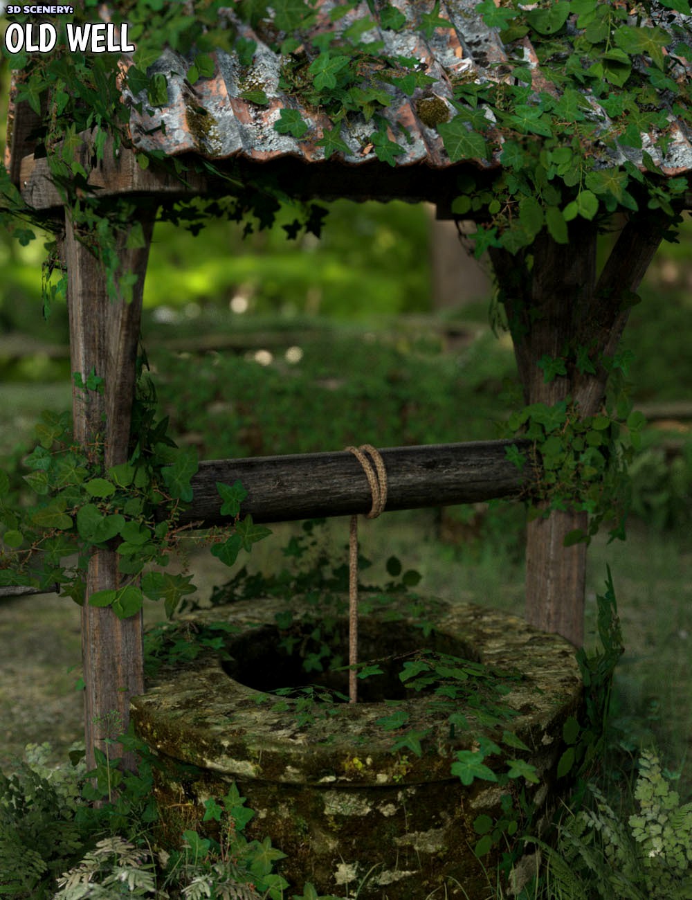 3D Scenery: Old Well