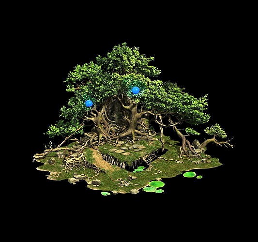 Game Model - Kashayana Buddha Forest Trail Tree