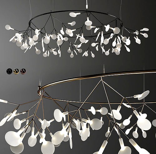 Chandelier Moooi Heracleum Big O Small