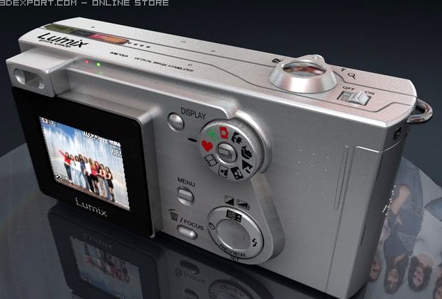 Panasonic LUMIX DMC FX5 3D Model