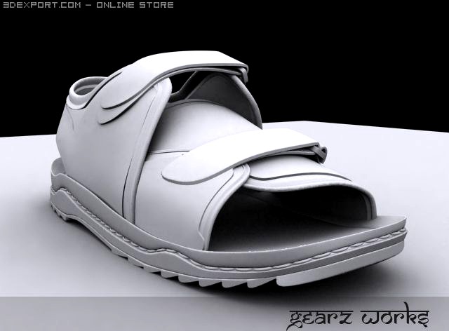 sandal footwear 3D Model