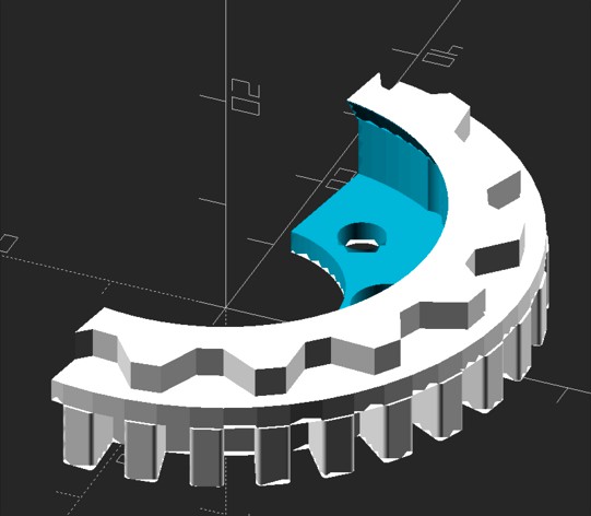 Combined camwheel and gear for sewing machine