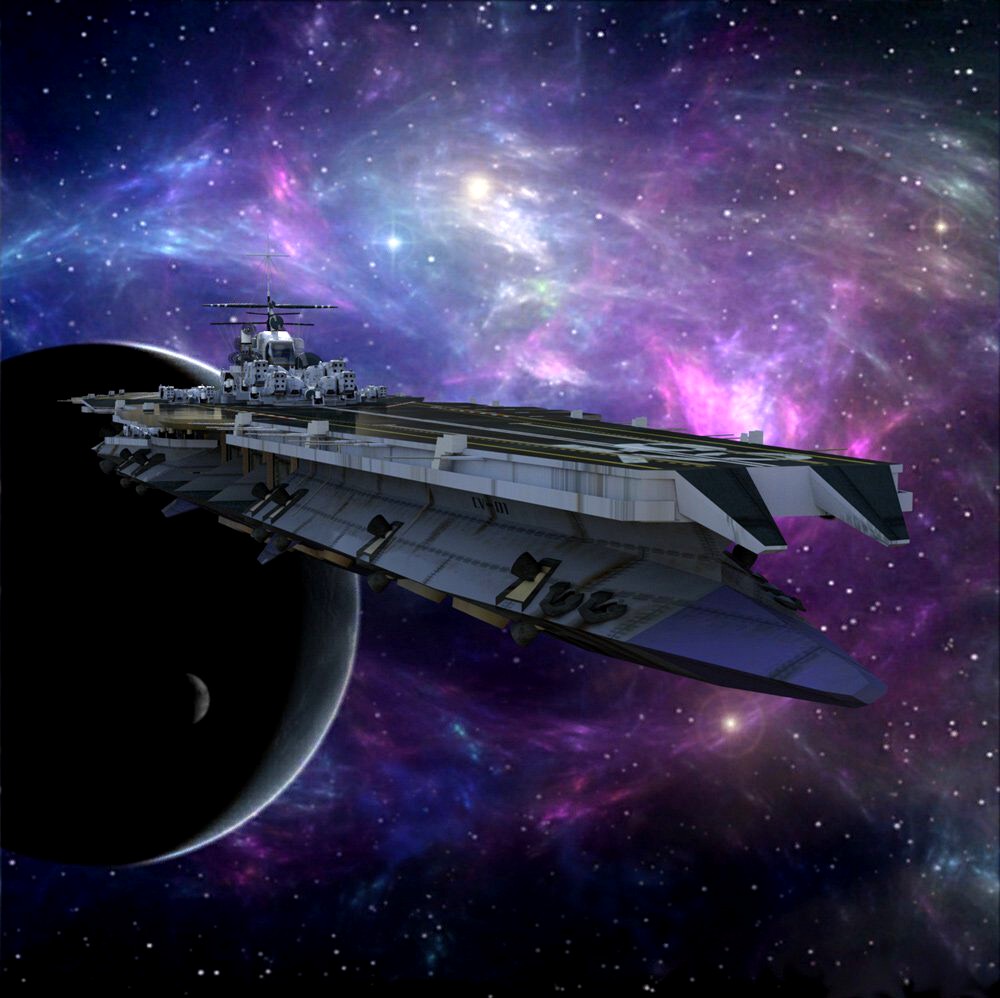 UNS Coral Sea Space Carrier for DAZ Studio