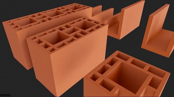 Brazilian constructive System Ceramic Blocks  family
