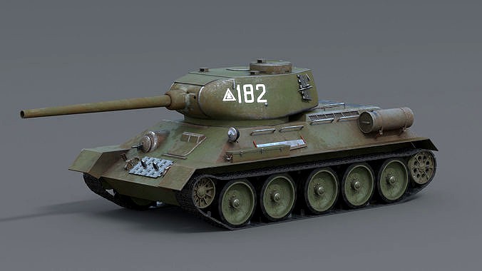 T-34-85 soviet ww2 tank