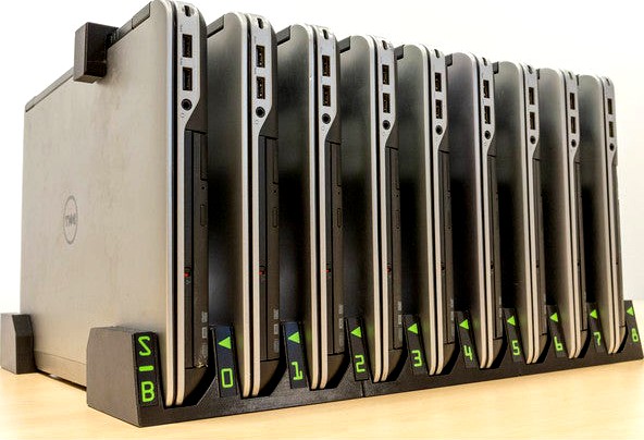 Dell Latitude rack cluster
