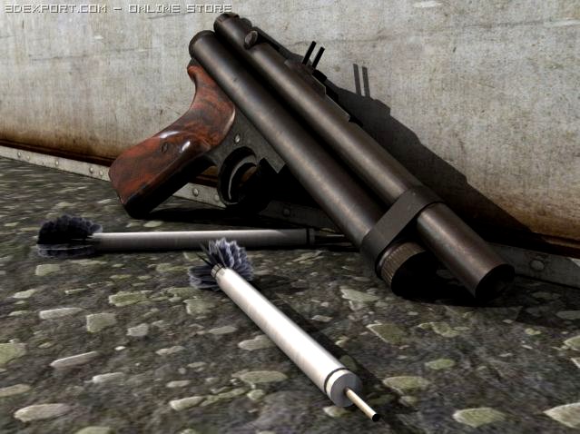 Tranquilizer Gun 3D Model